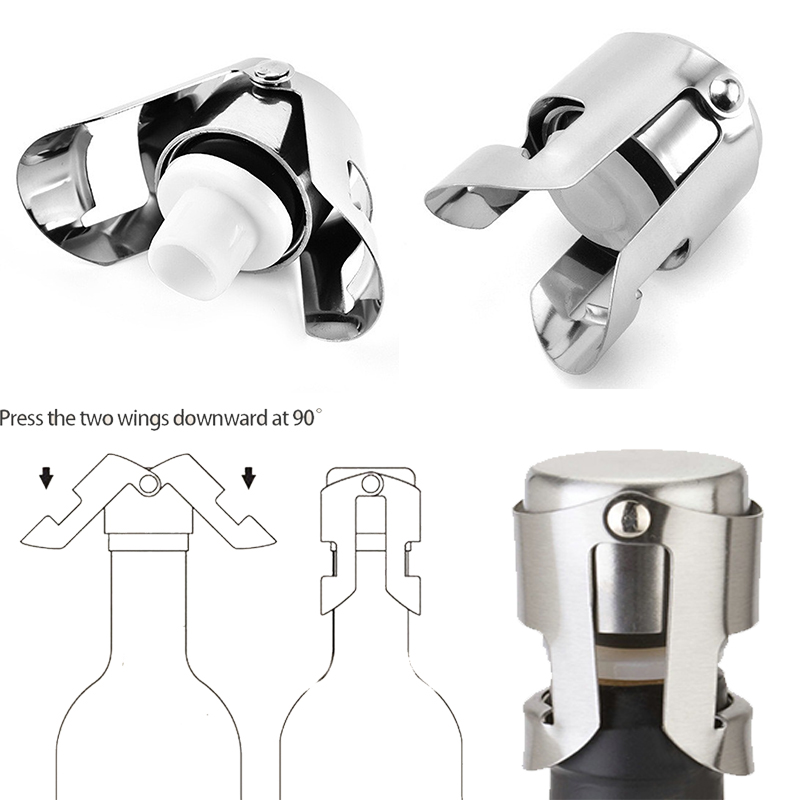 Wine Preservation Pump - จุกแชมเปญ จุกไวน์ประกาย จุกไวน์ จุกสูญญากาศสําหรับขวด Cork Lane