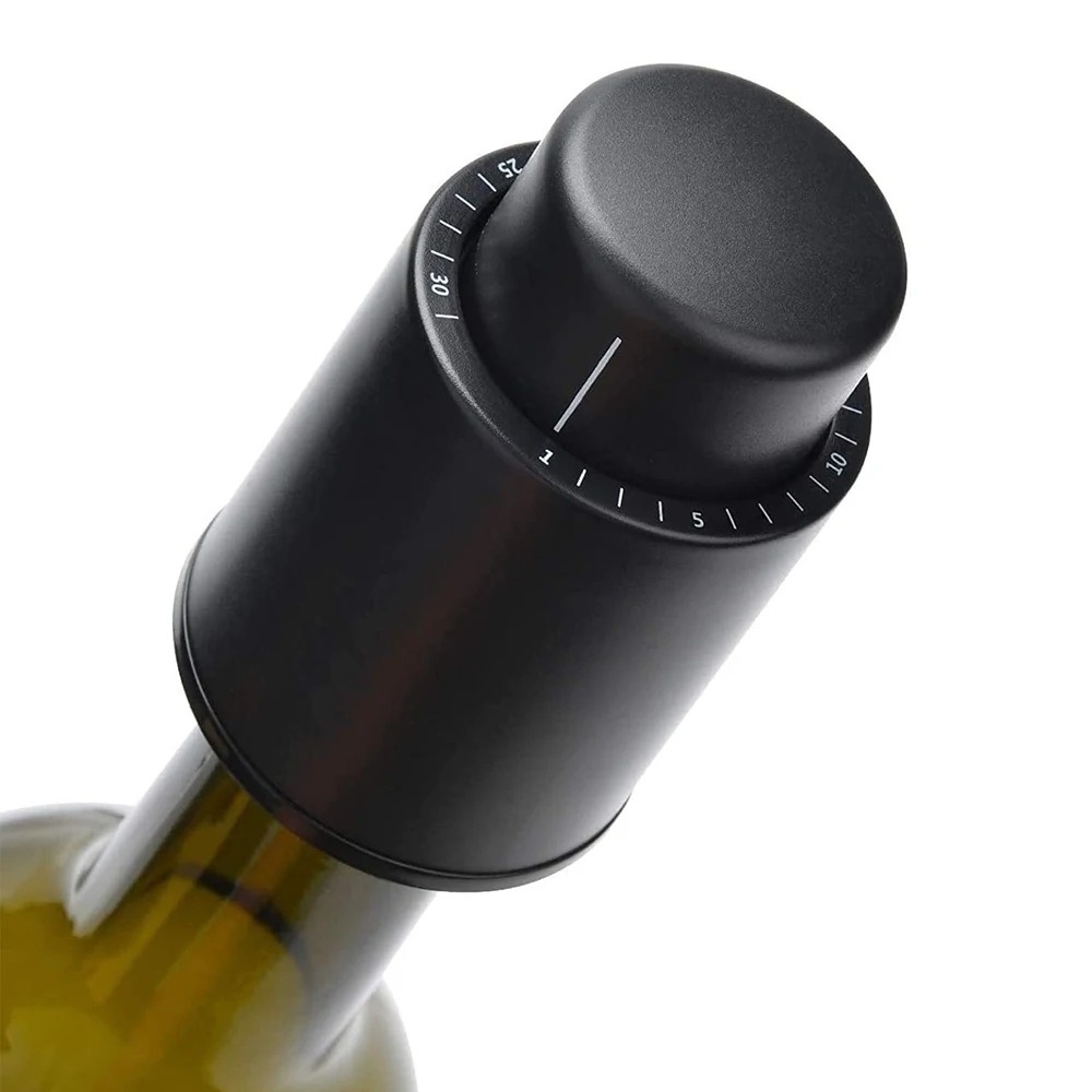 จุกปิดขวดไวน์แบบสุญญากาศชนิดกด - Wine Preservation Pump บทวิจารณ์และราคา