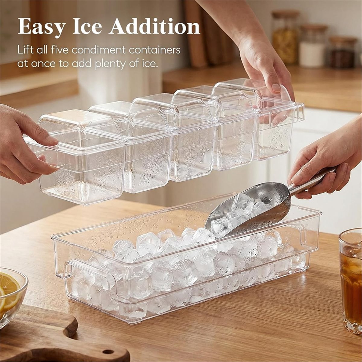ภาชนะใส่เครื่องปรุงแบบแช่เย็น, - Garnish Tray Set บทวิจารณ์และราคา