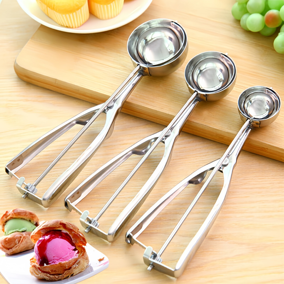 1PC สแตนเลสสตีล Ice Cream Scoo - Ice Mold Sphere บทวิจารณ์และราคา