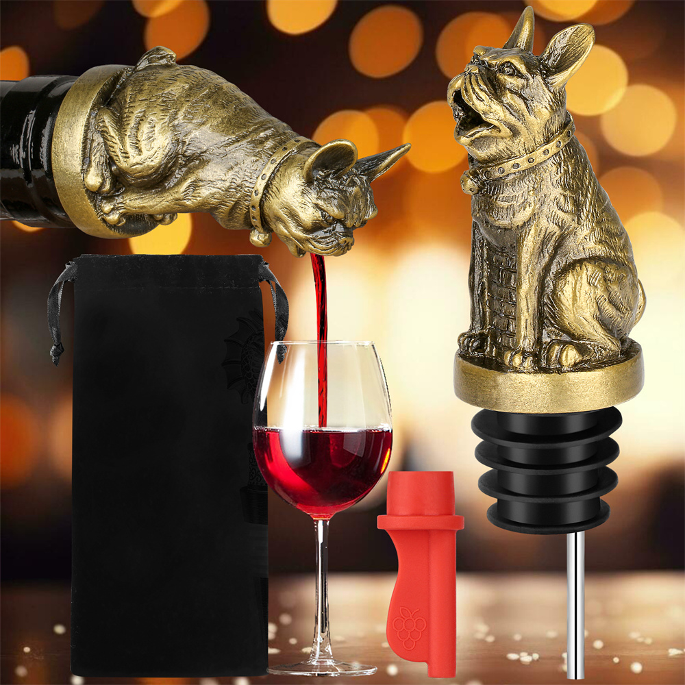 น่ารัก French Bulldog ไวน์ Pou - Wine Preservation Pump บทวิจารณ์และราคา