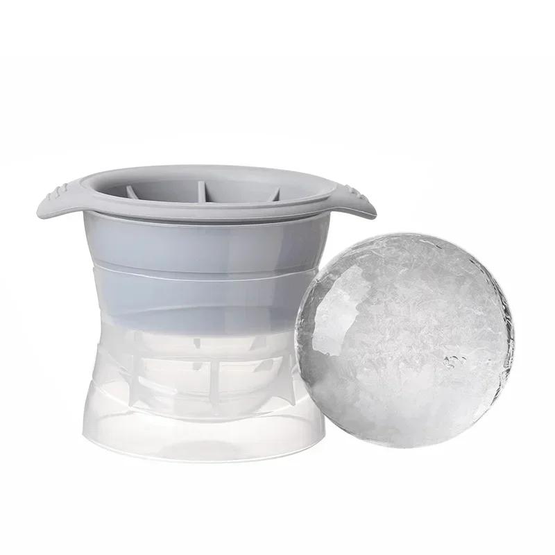 1/2 ชิ้นขนาดใหญ่ Ice Ball แม่พ - Ice Mold Sphere บทวิจารณ์และราคา